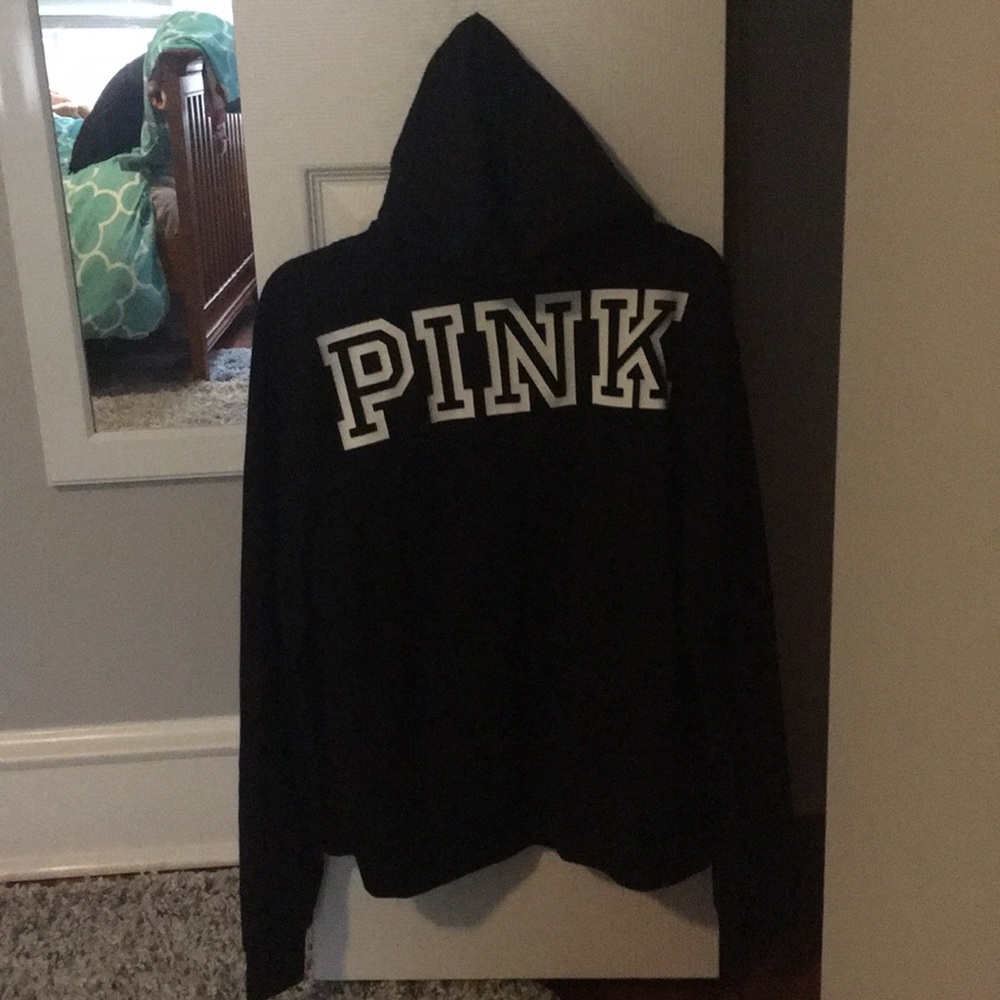 Victoria’s Secret black zip up hoodie